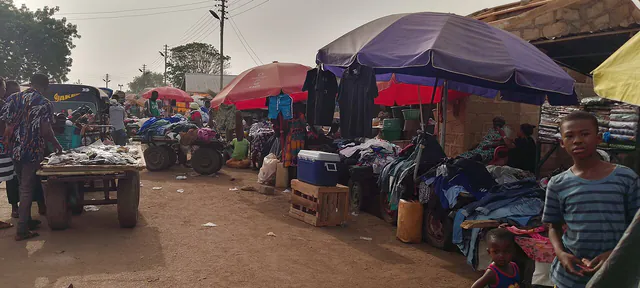 A view of Bolgatanga Central Market