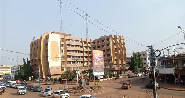 Cocoa House, a landmark building in Sunyani