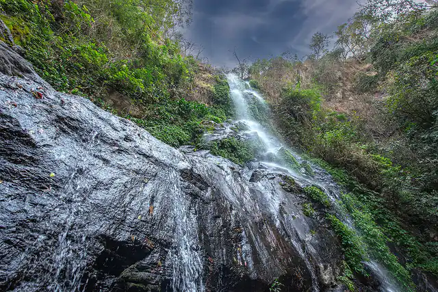 A waterfall in Kyabobo National Park, Oti Region