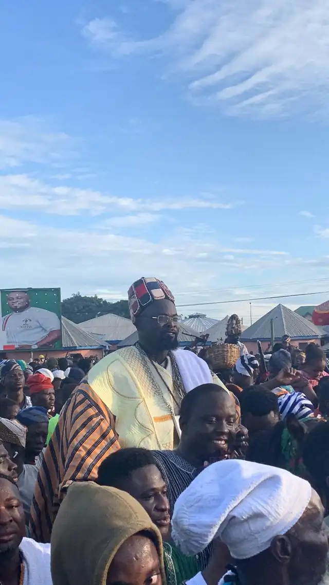 People gathered for the Damba festival in Tamale