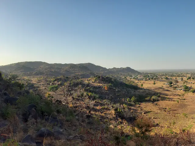 Tongo Hills seen from the west side